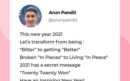 New Year Quote by Arun Pandit