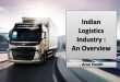 Logistics Industry in India : An Overview