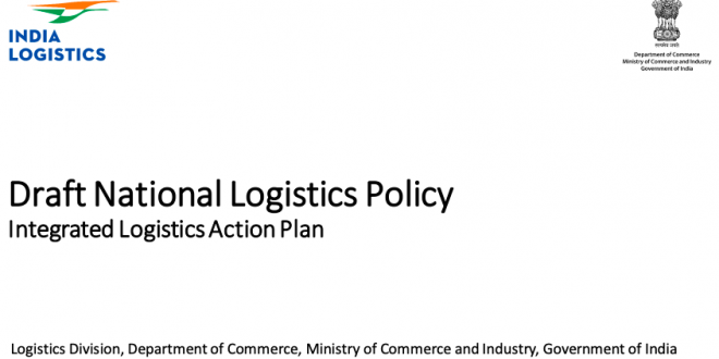 Draft National Logistics Policy India