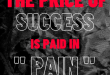 Quote on Success & Pain by Arun Pandit