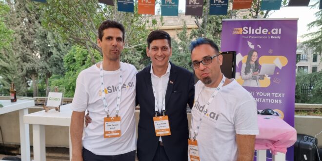 Interaction with Elad Darmon & Roei Finkelstein Founders of Slide.ai